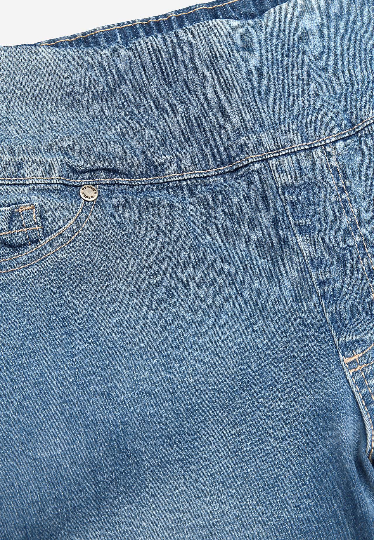 Elastisk jegging med høj elastisk talje Elin