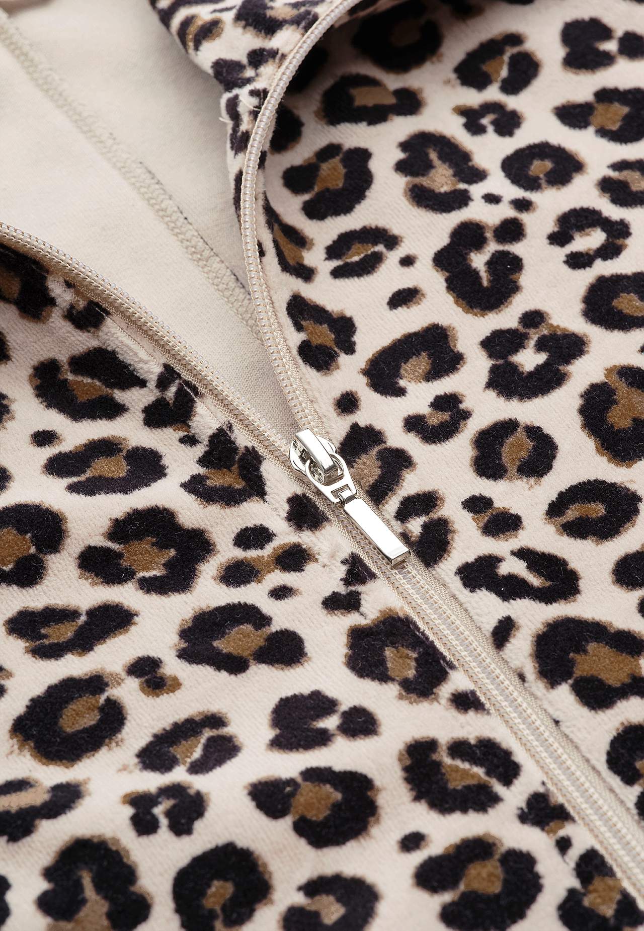 Velour, lang morgenkåbe Wilma