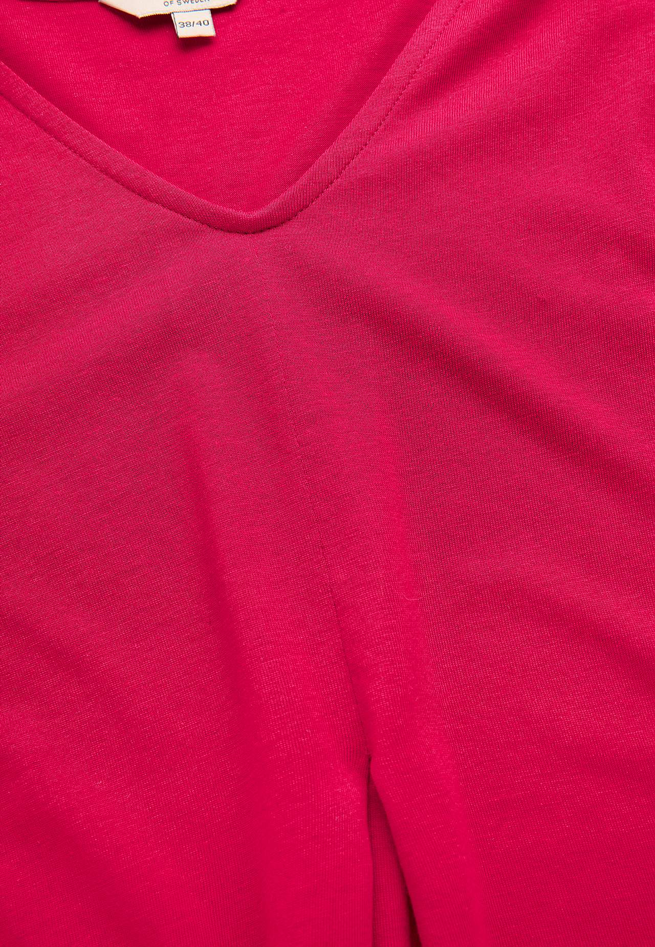 V-udskåret jerseytop