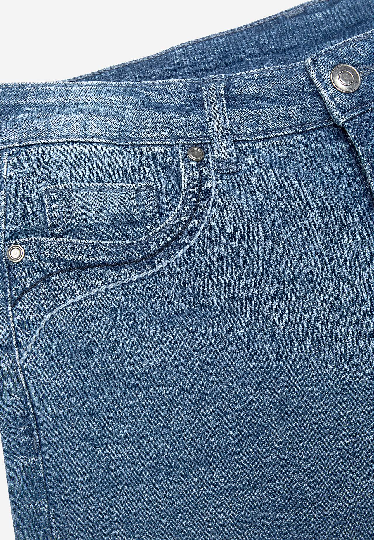 Stretchjeans med bootcut Anja