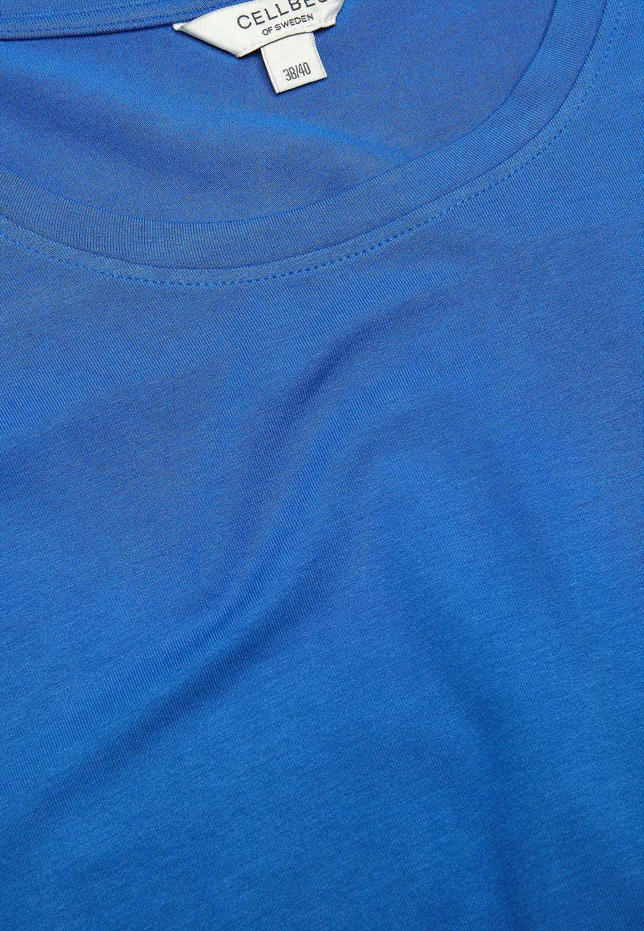 Jerseytop med kort ærme