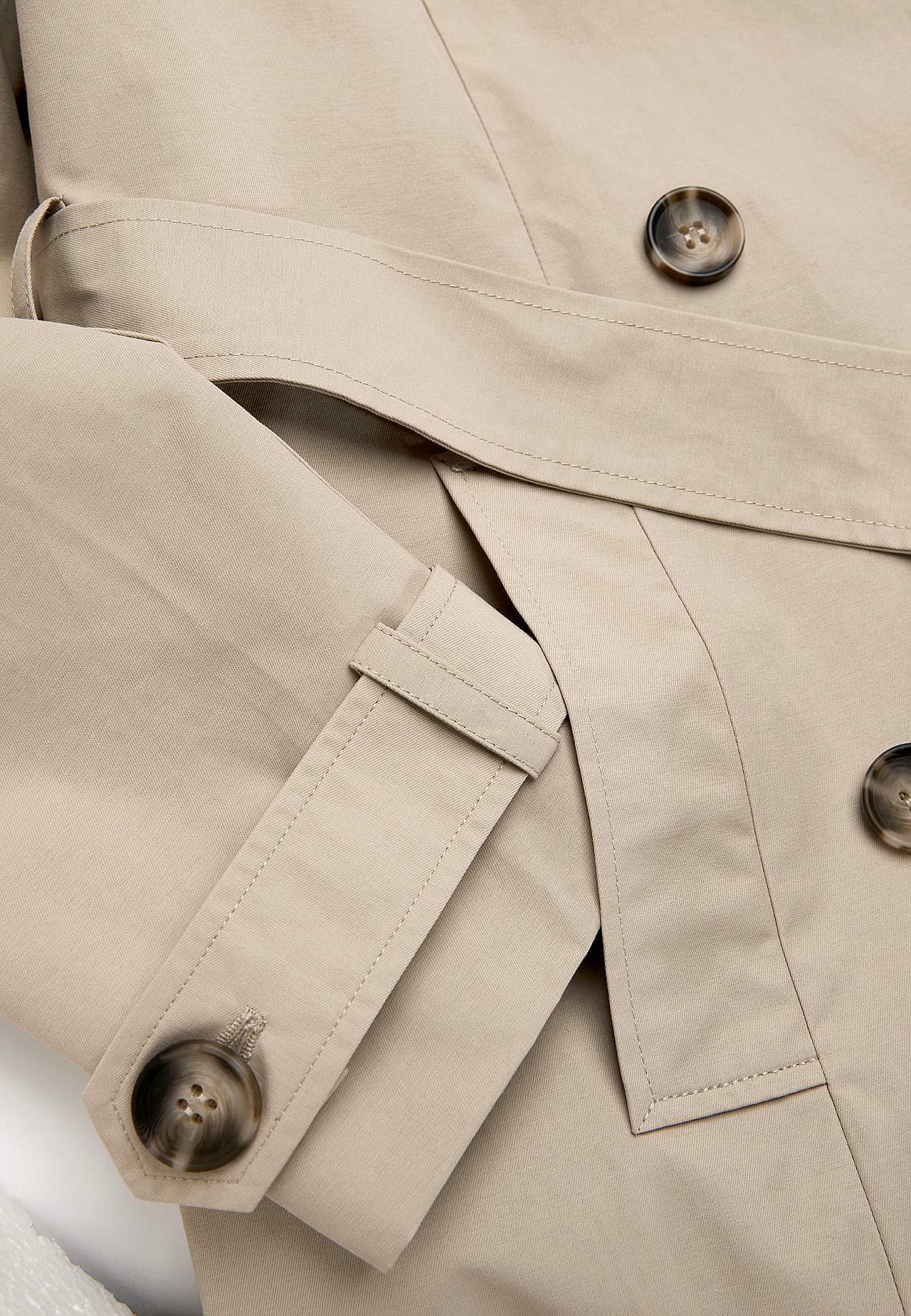 Dobbeltbrystet trenchcoat Tracy
