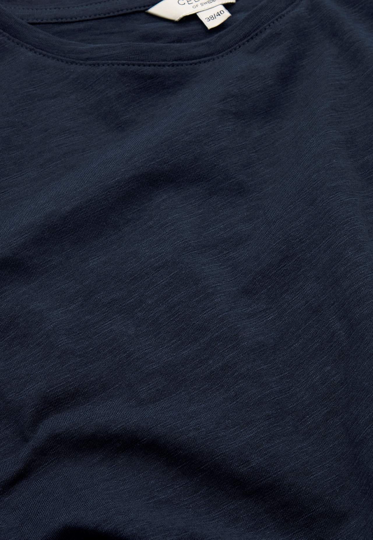 Jerseytop med korte ærmer