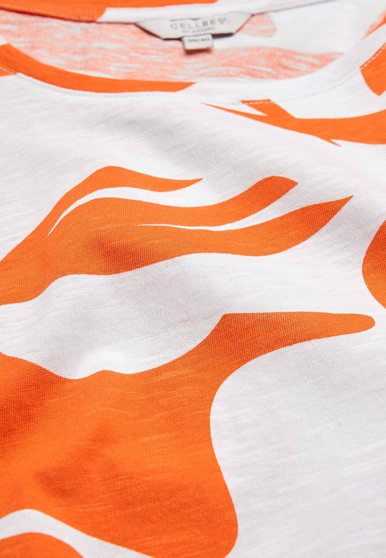 Jerseytop med korte ærmer
