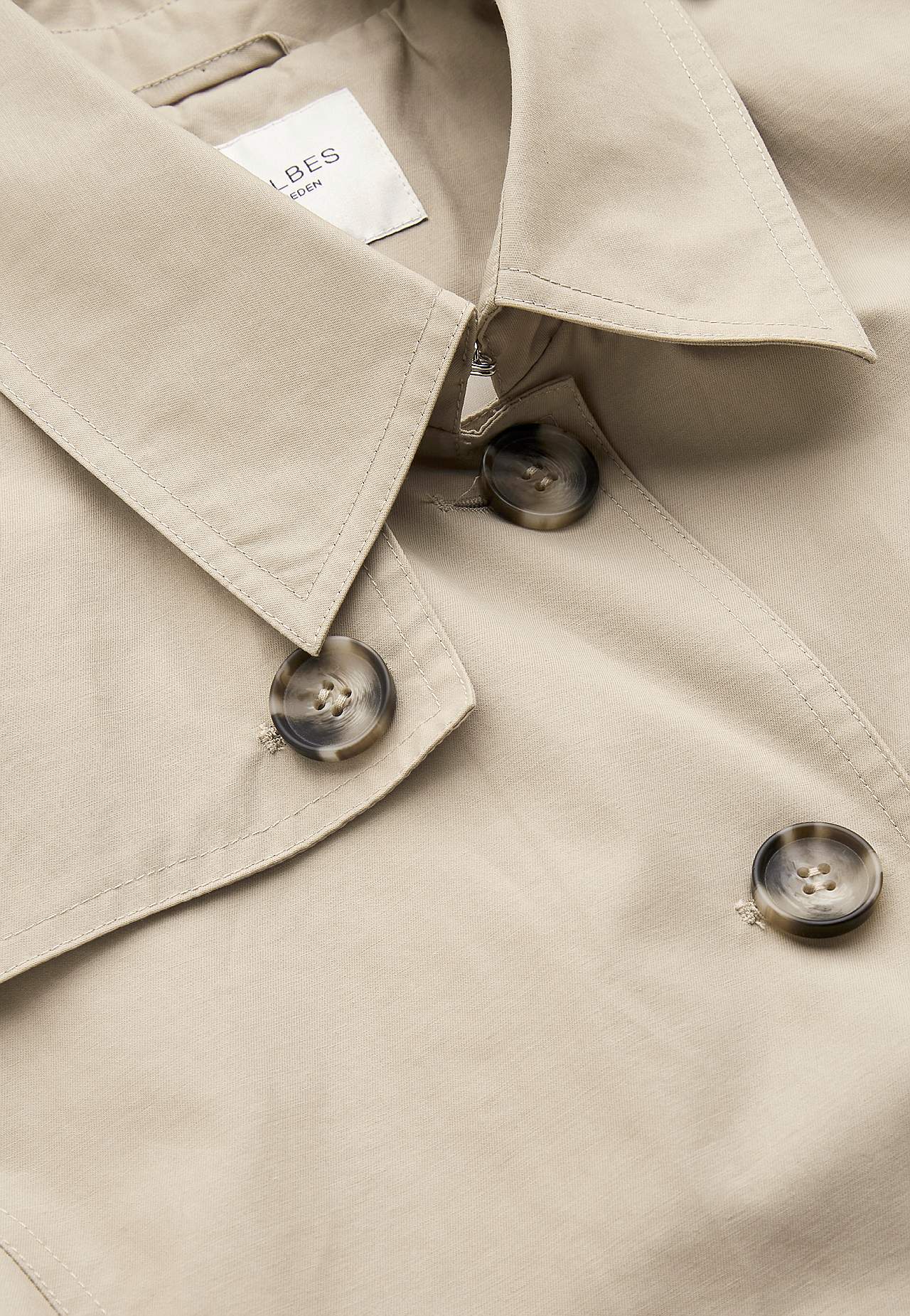 Enkeltradet trenchcoat