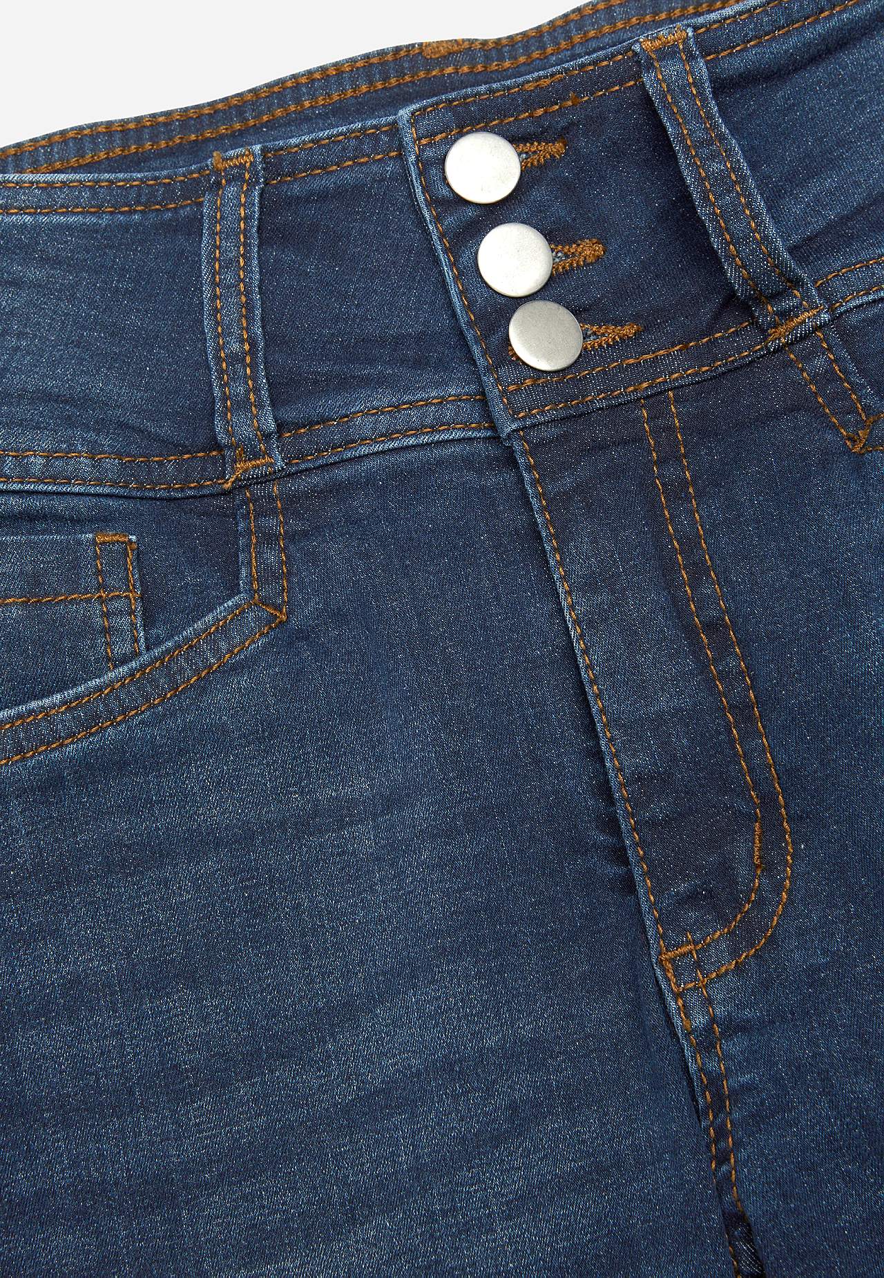 Smalle jeans med høj talje - tre længder