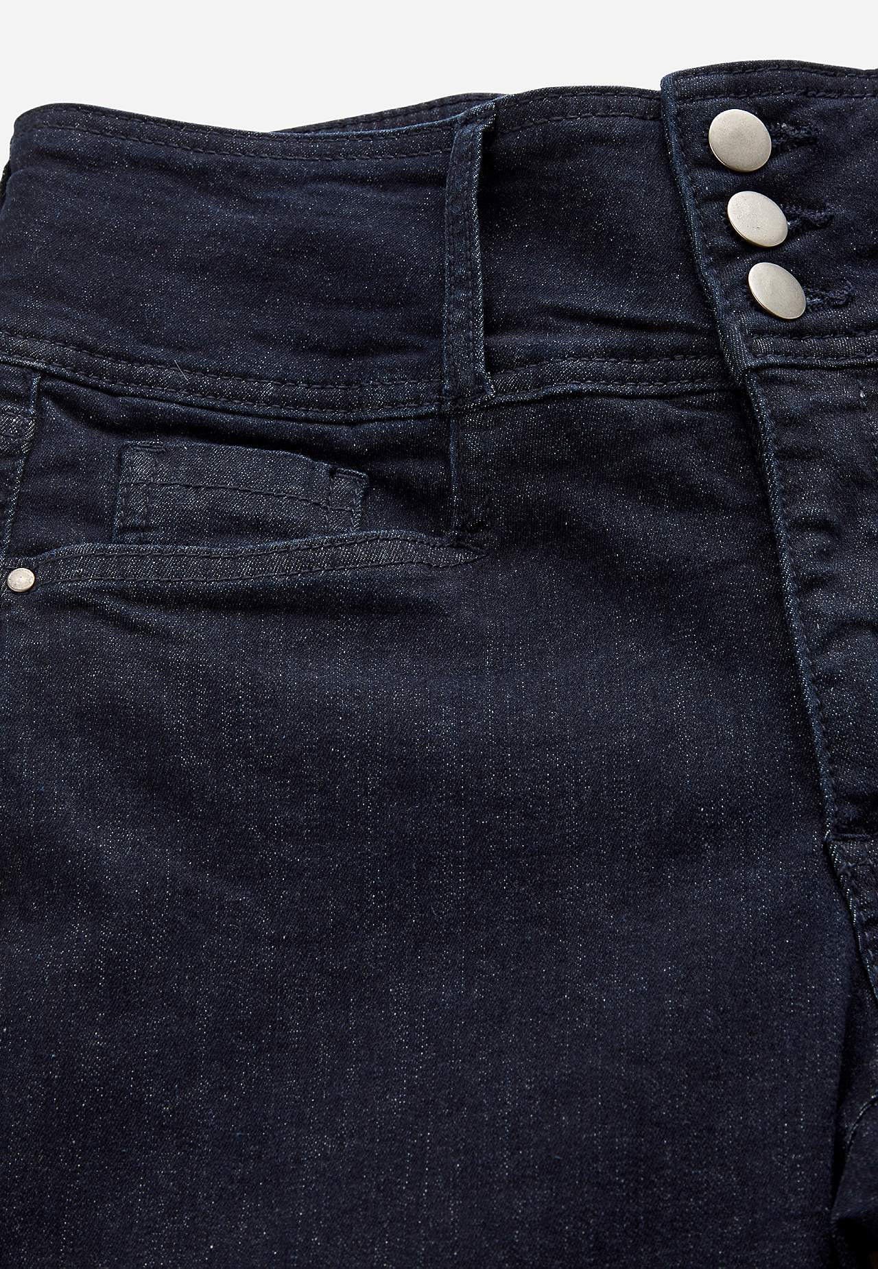 Smalle jeans med høj talje - tre længder