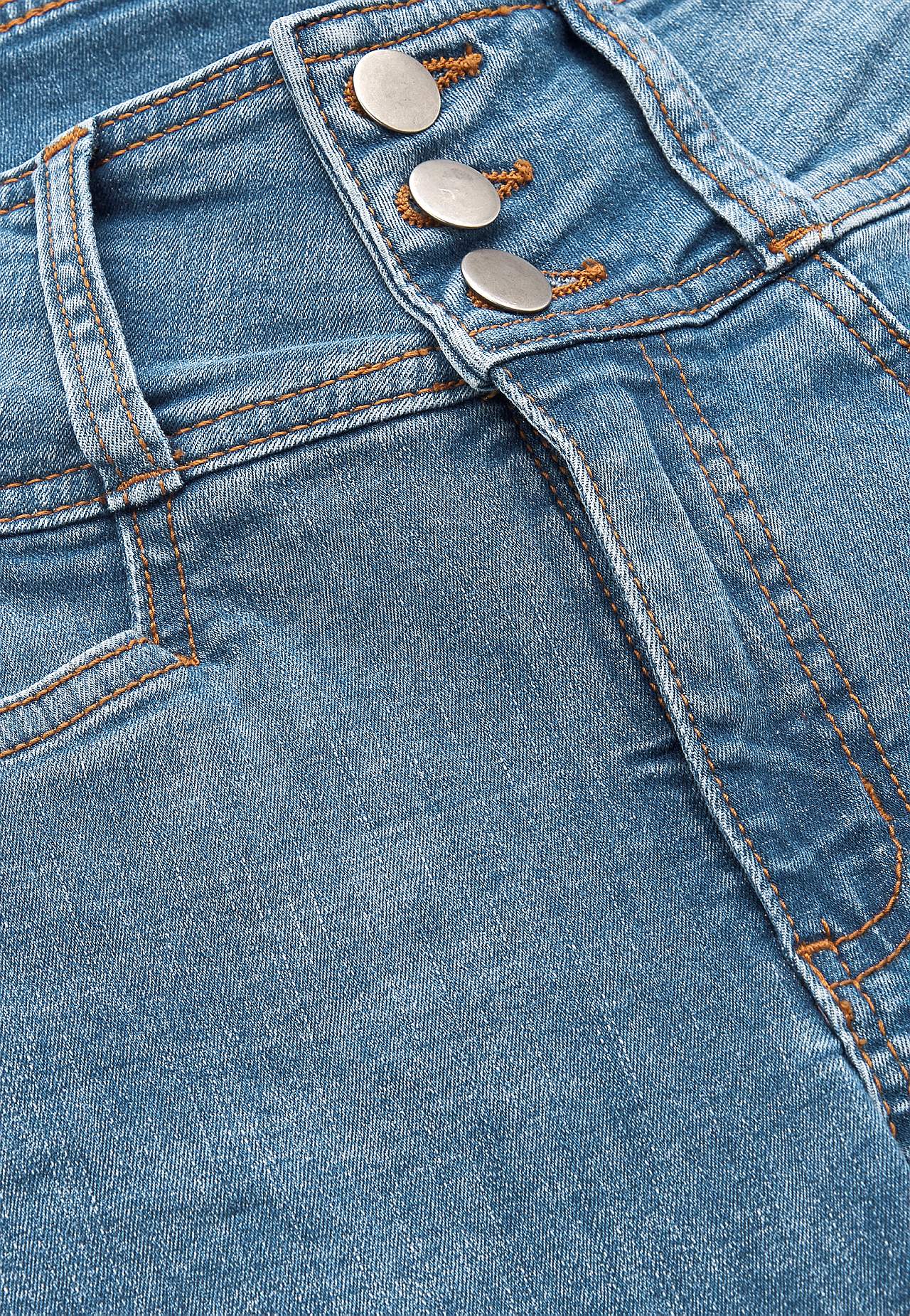 Bootcut jeans med høj talje