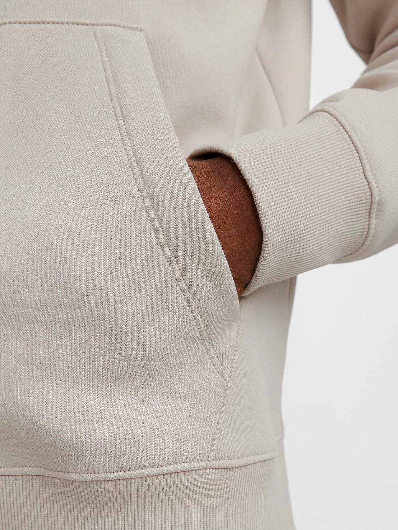 Hættetrøje med logoprint