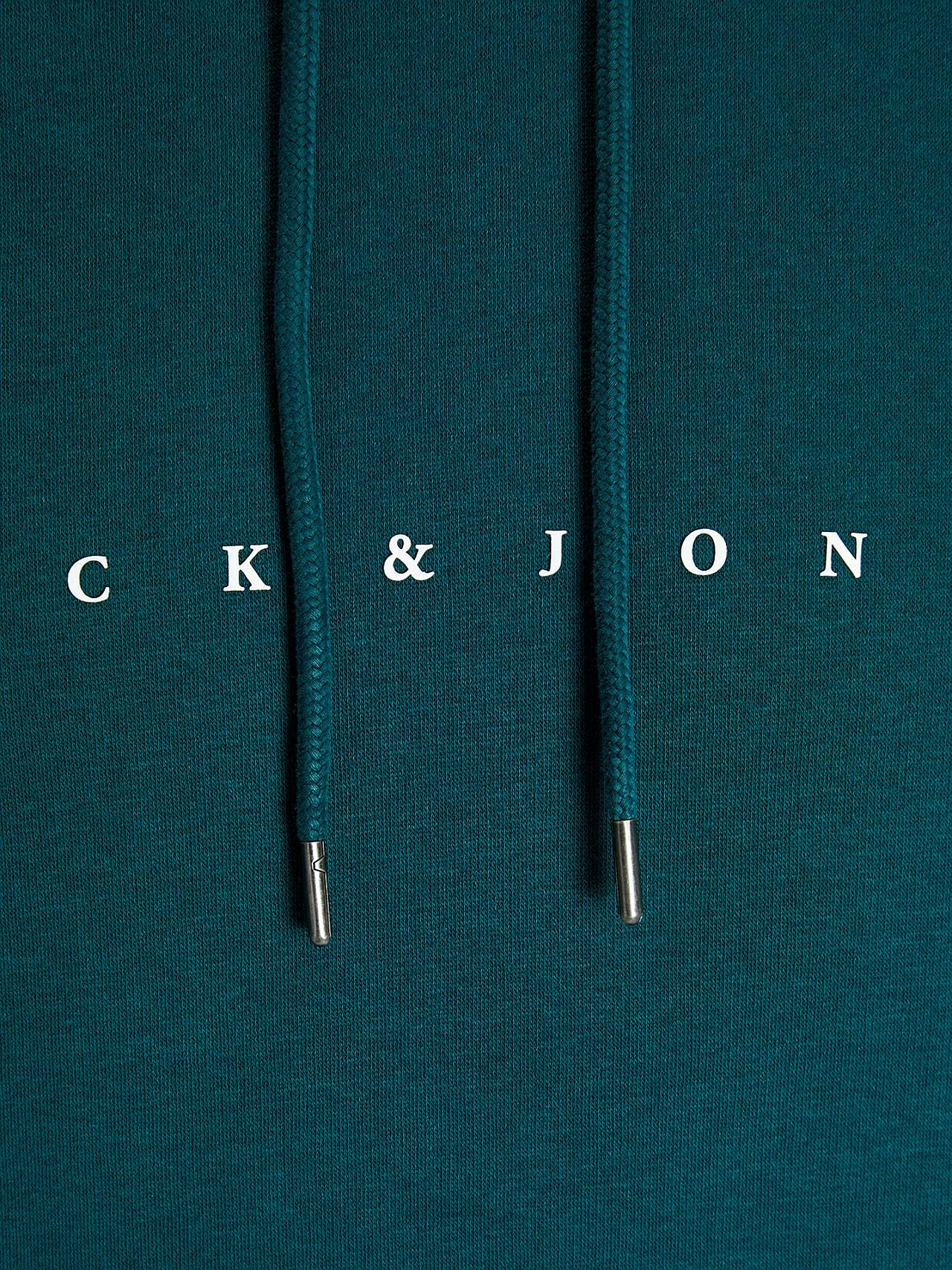 Hættetrøje med logoprint