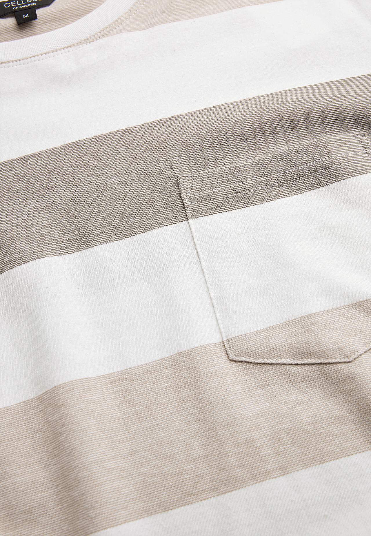 T-shirt med brede striber Johannes