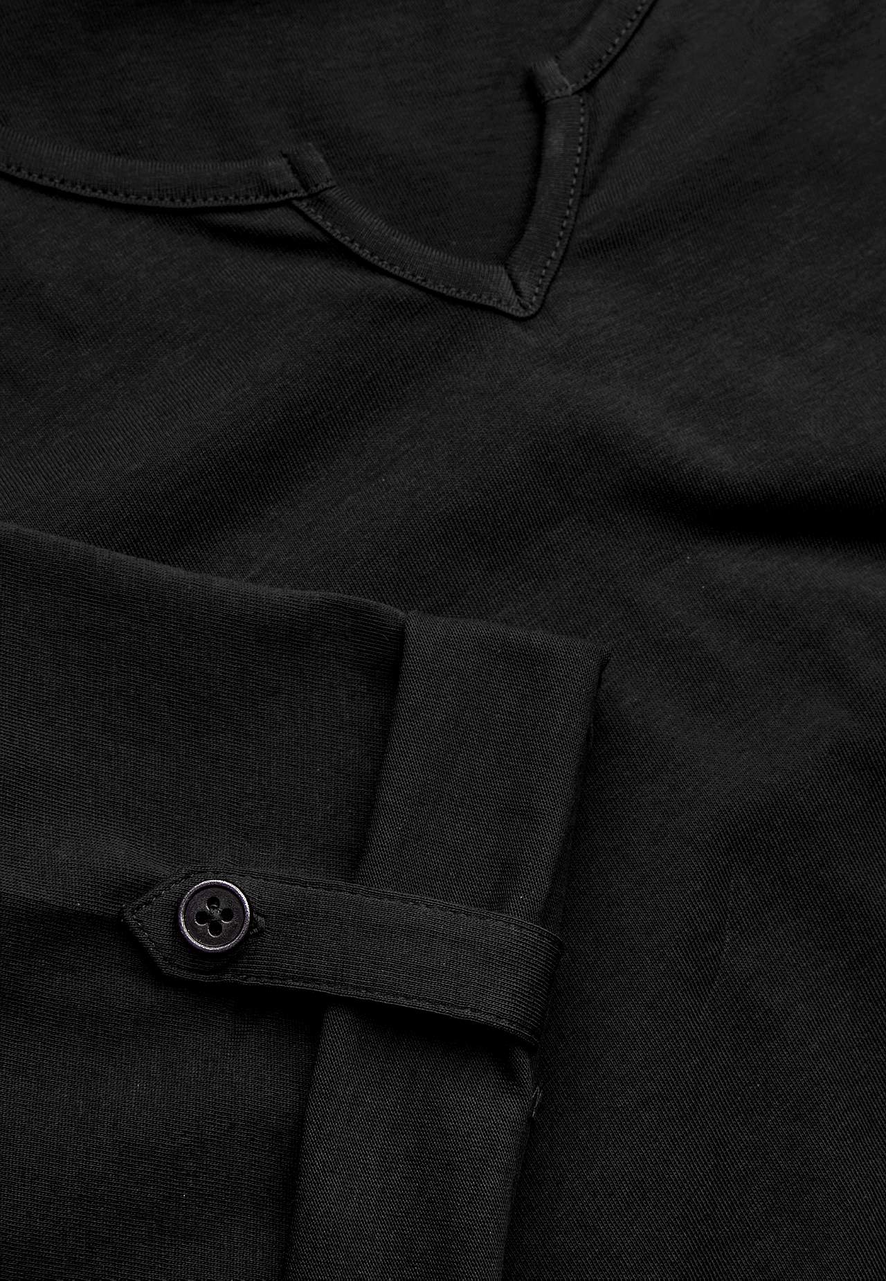 Jerseytop med 3/4 lange ærmer