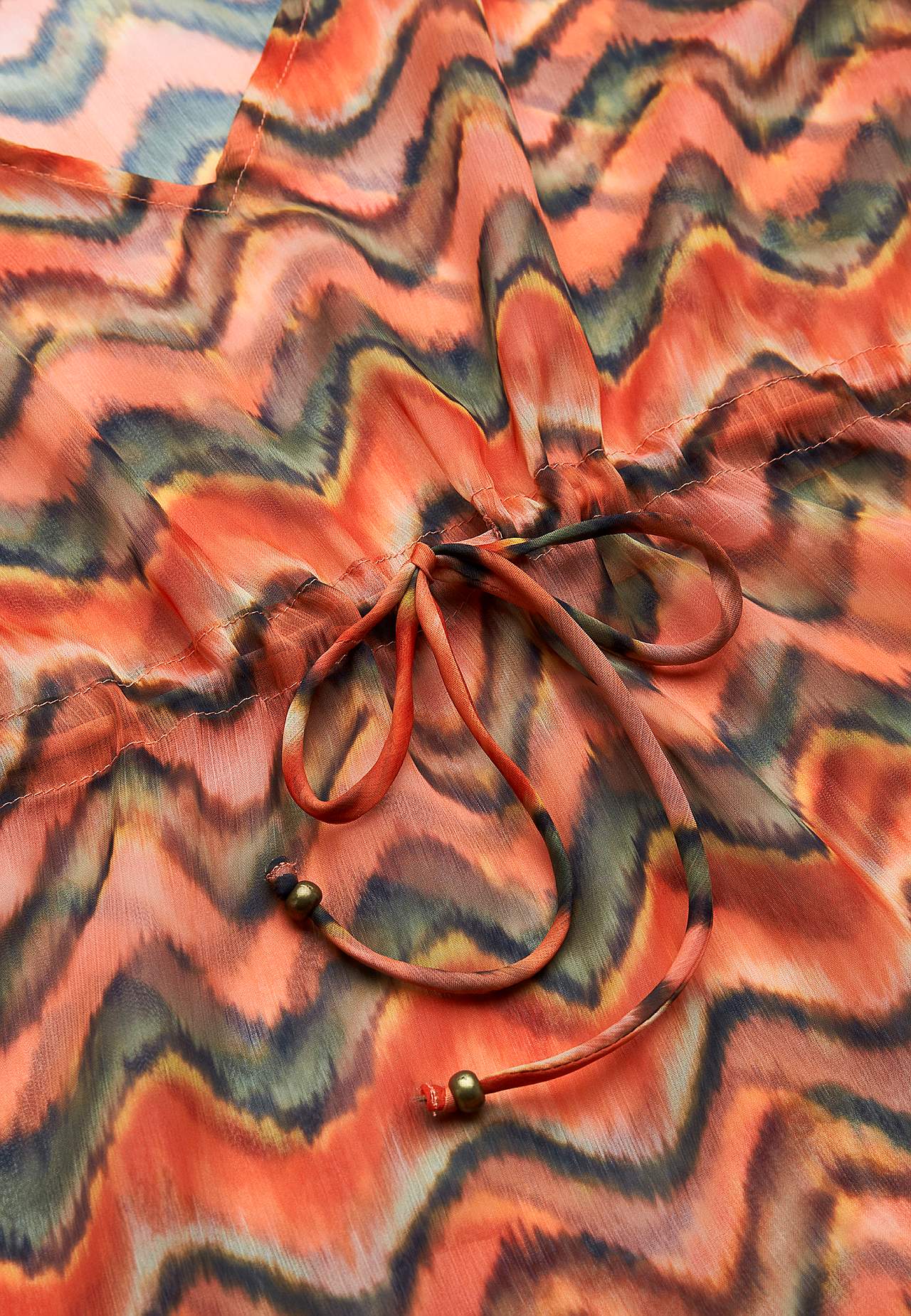 Mønstret strandkaftan