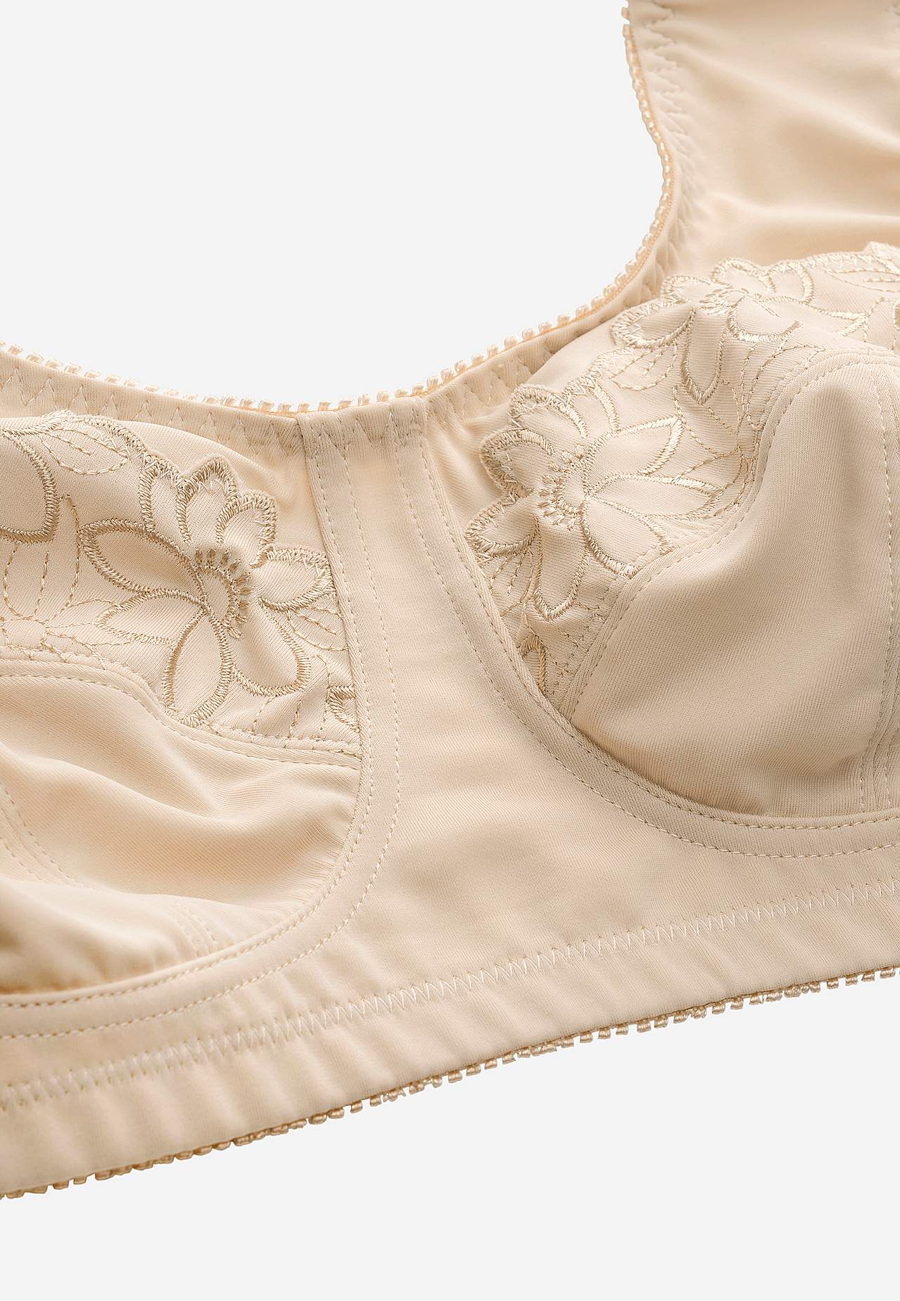 Soft BH med broderi