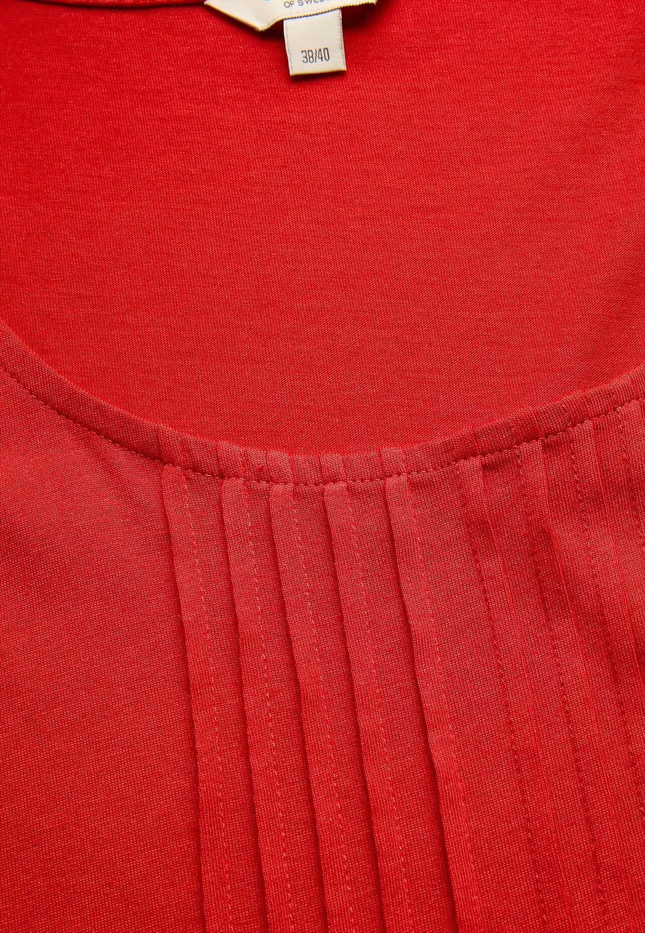 Tanktop med dekorativ fold