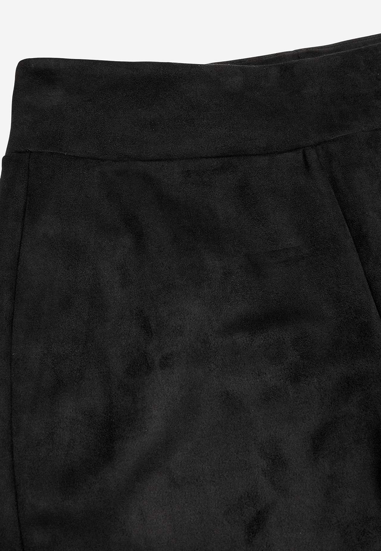 Leggings med ruskindslook