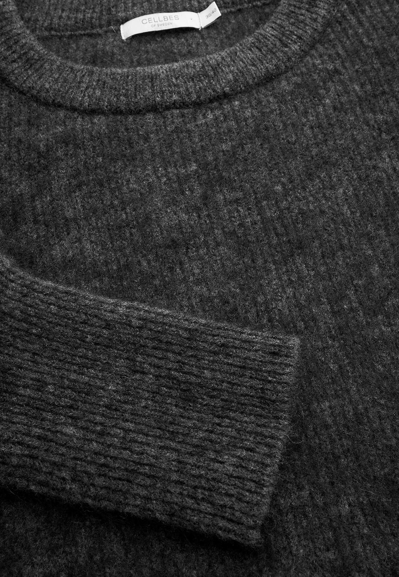 Tunika Premium i mohair- og uldblanding
