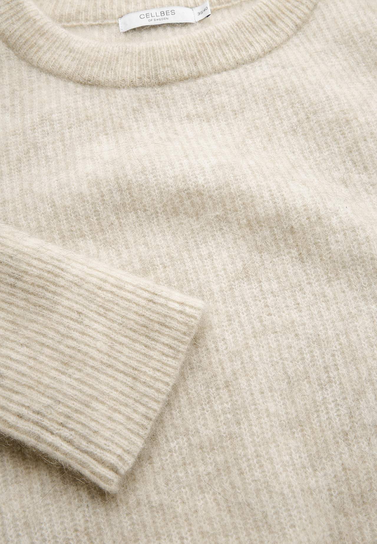 Tunika Premium i mohair- og uldblanding