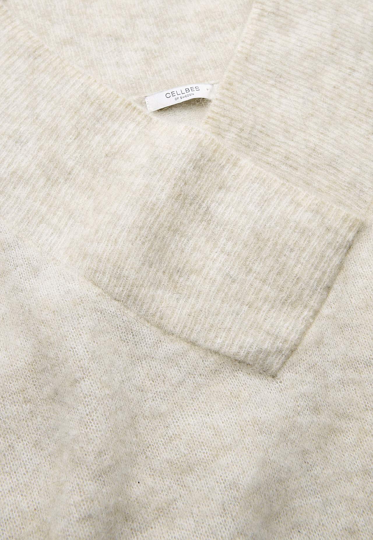 Trøje Premium i mohair- og uldblanding