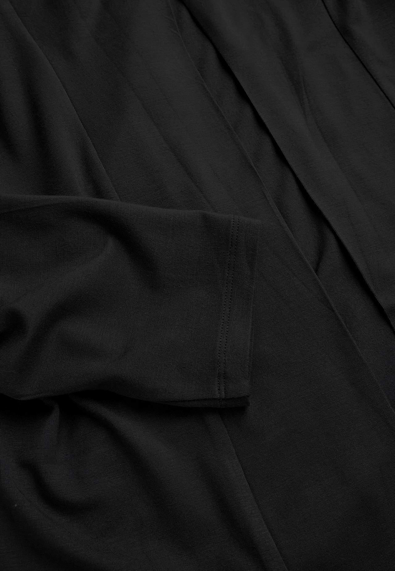 Lang cardigan i jersey
