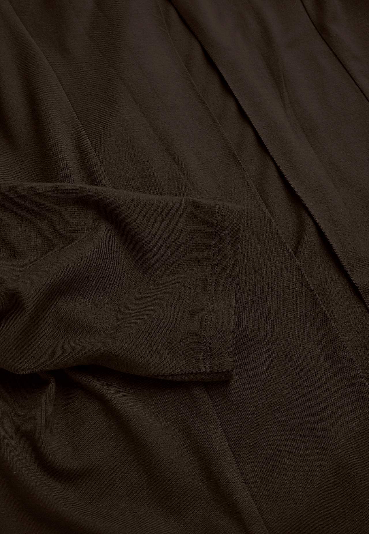 Lang cardigan i jersey