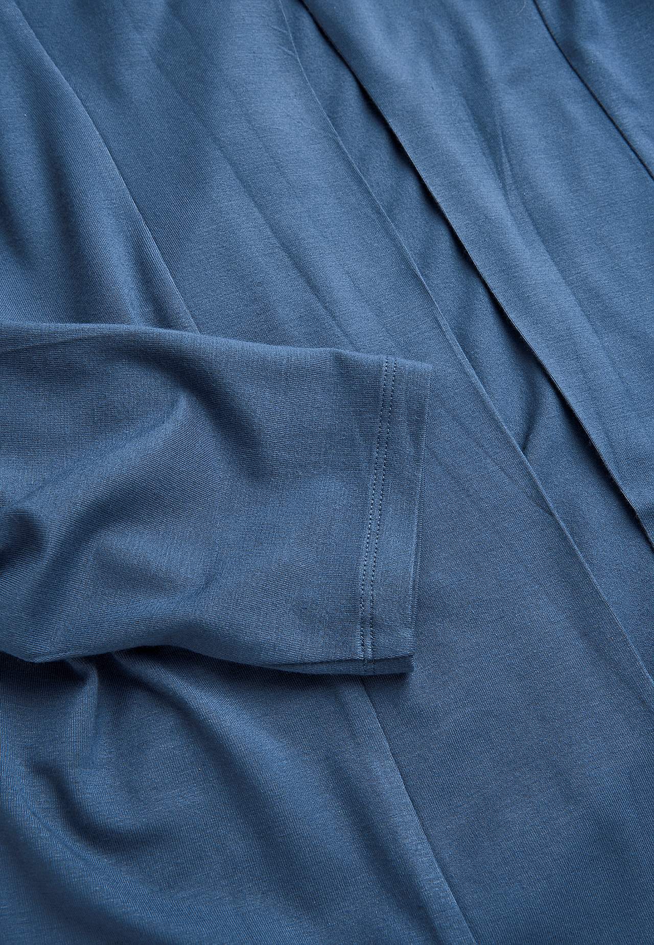 Lang cardigan i jersey