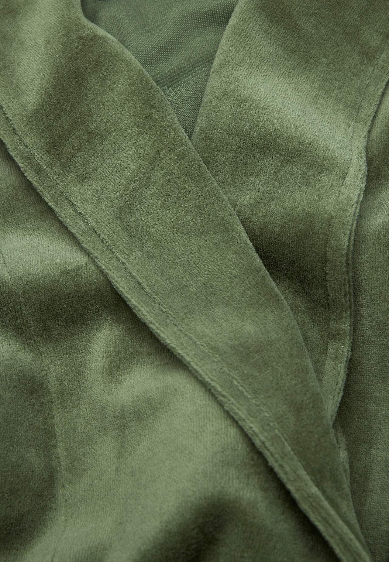 Velour morgenkåbe