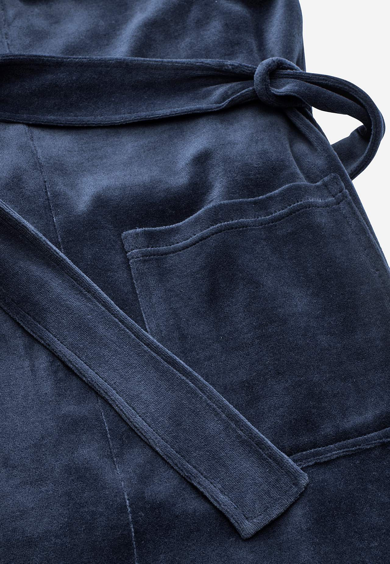 Velour morgenkåbe