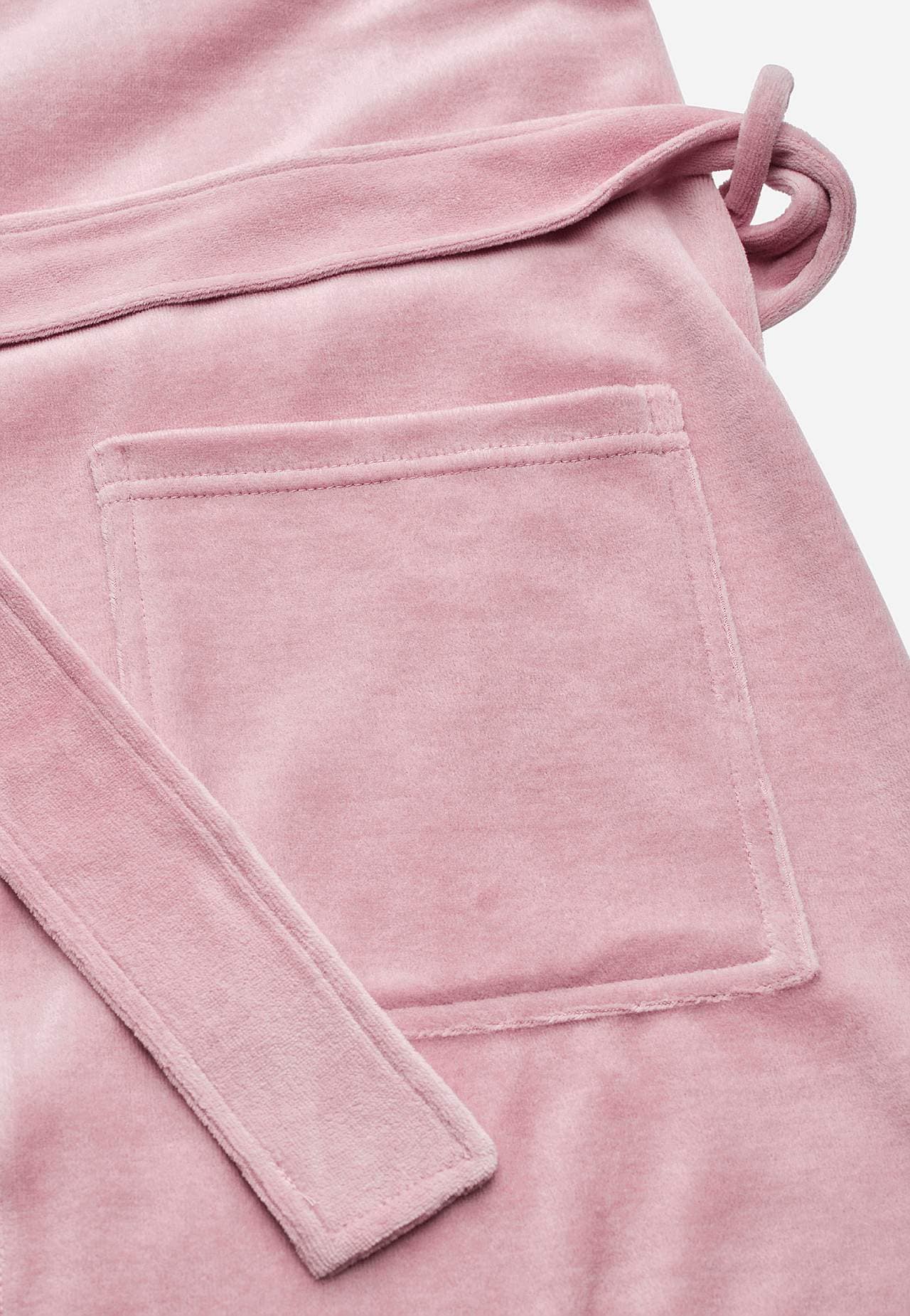 Velour morgenkåbe