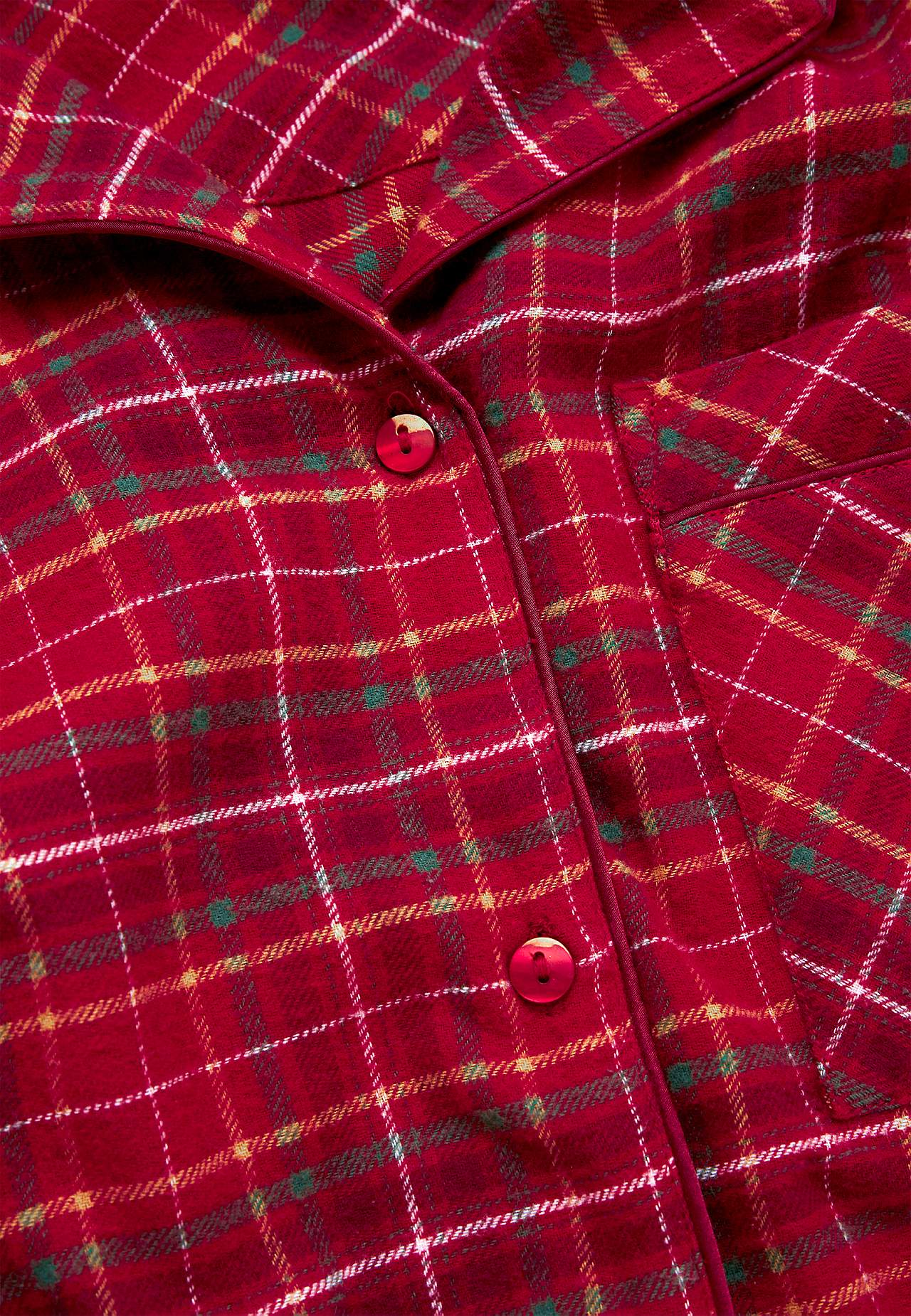 Ternet pyjamas i flonel