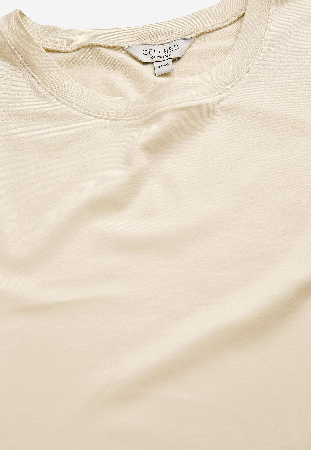 Jerseytop med rund hals