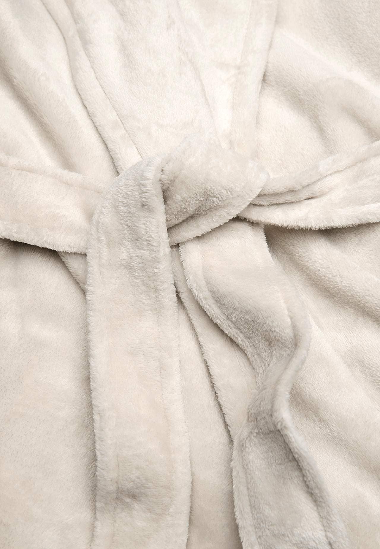 Badekåbe i fleece med hætte