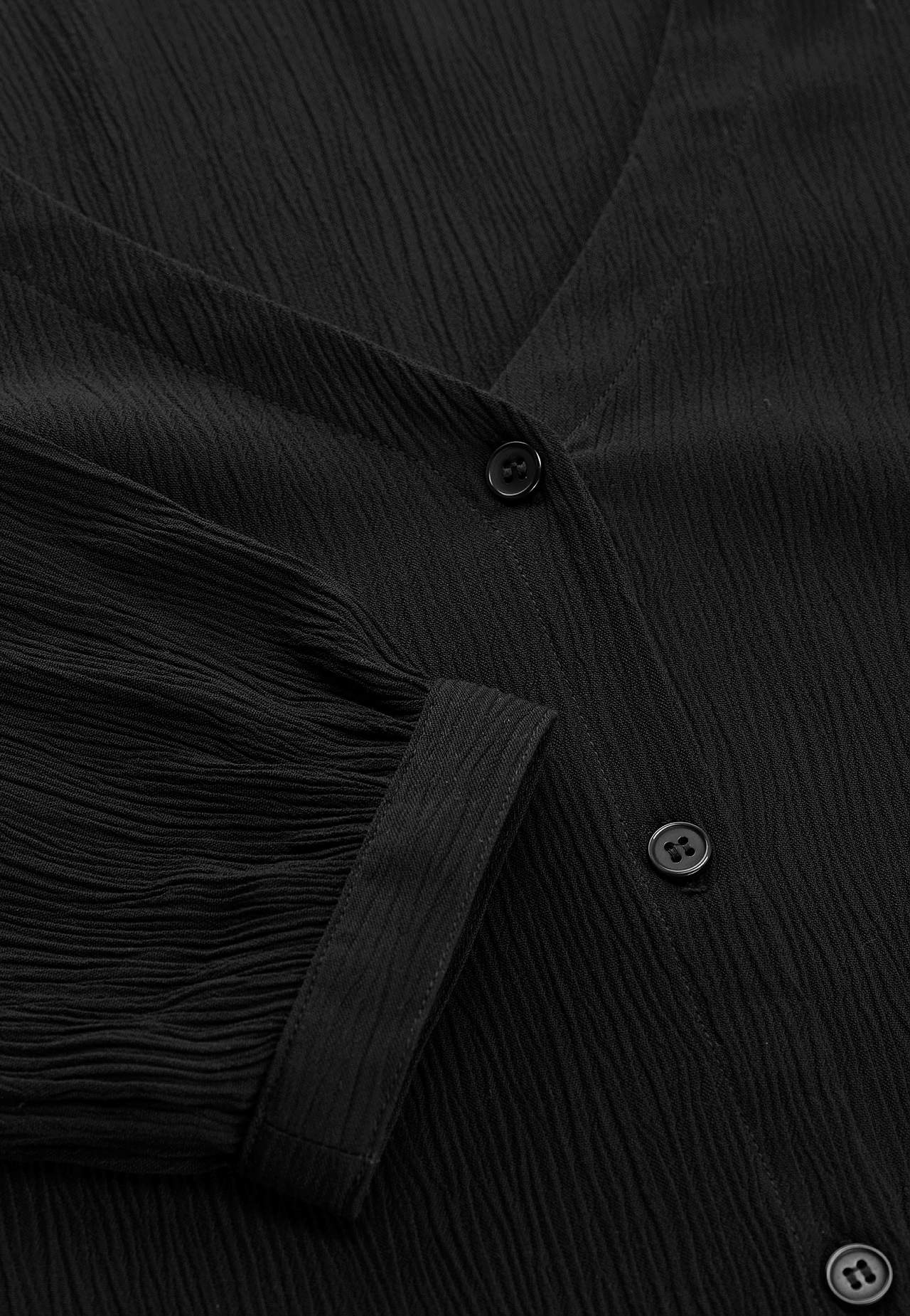 Bluse med crepe kvalitet