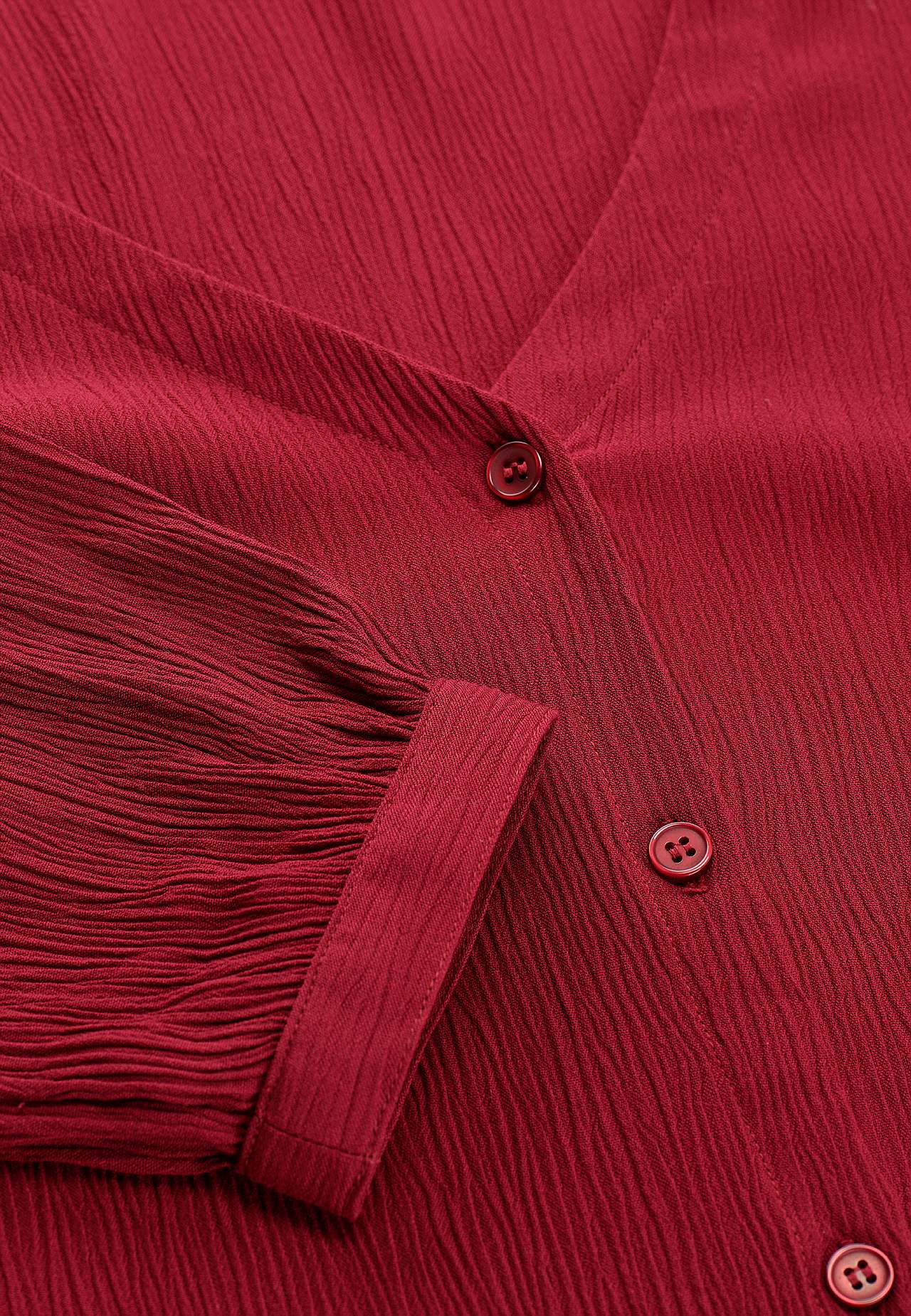 Bluse med crepe kvalitet