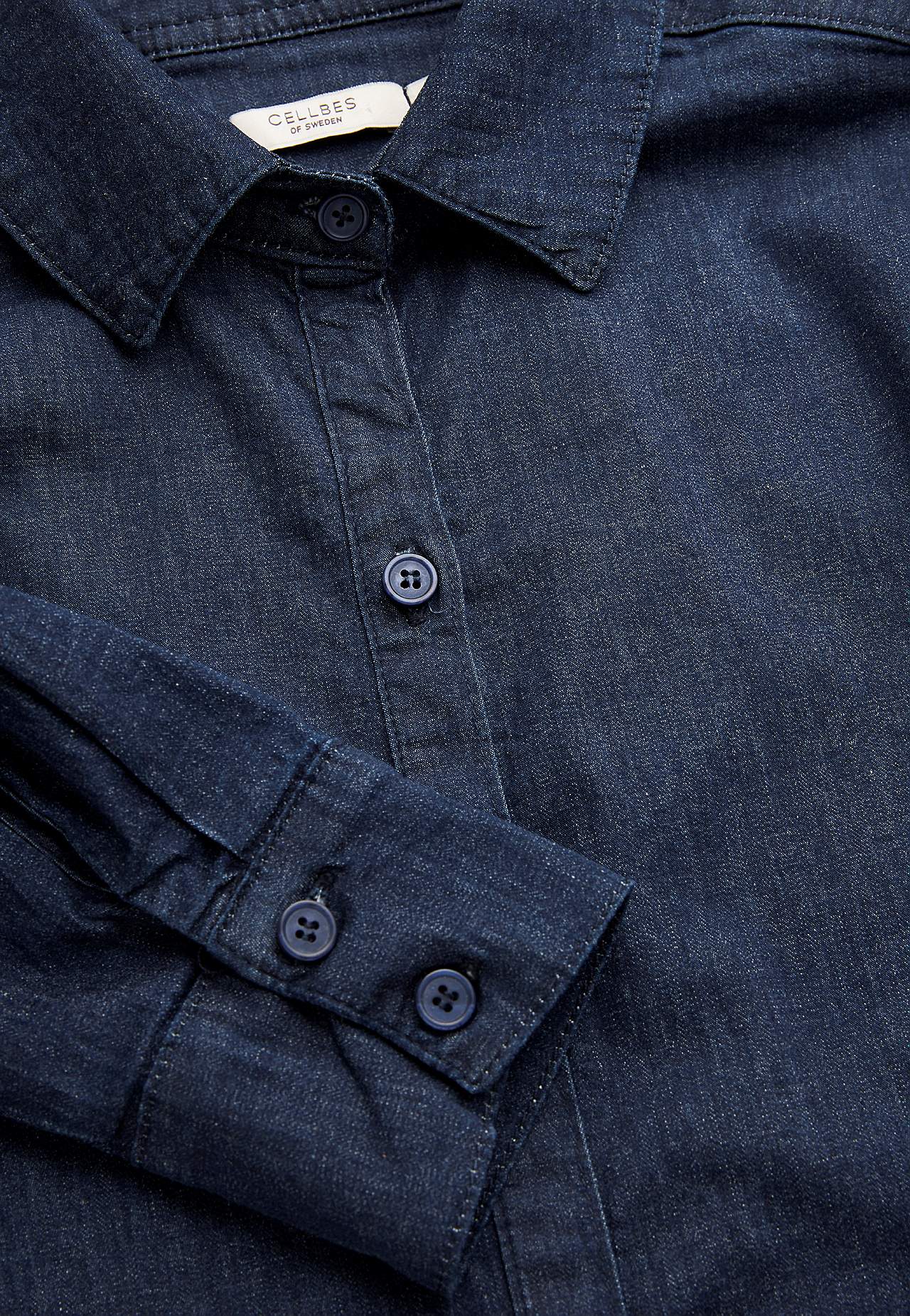 Elastisk tunika i denim