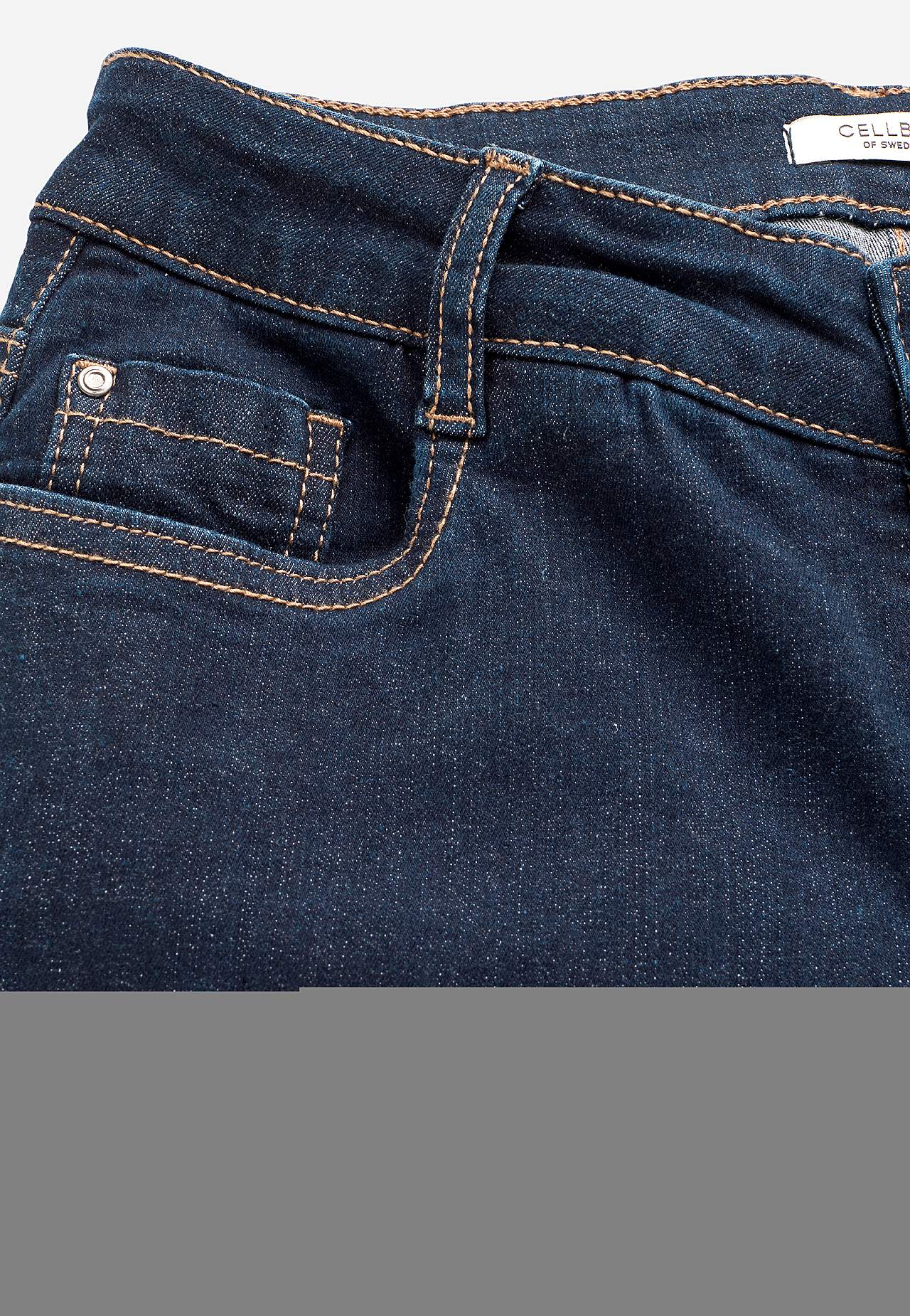 Komfortable stretchjeans med lige ben