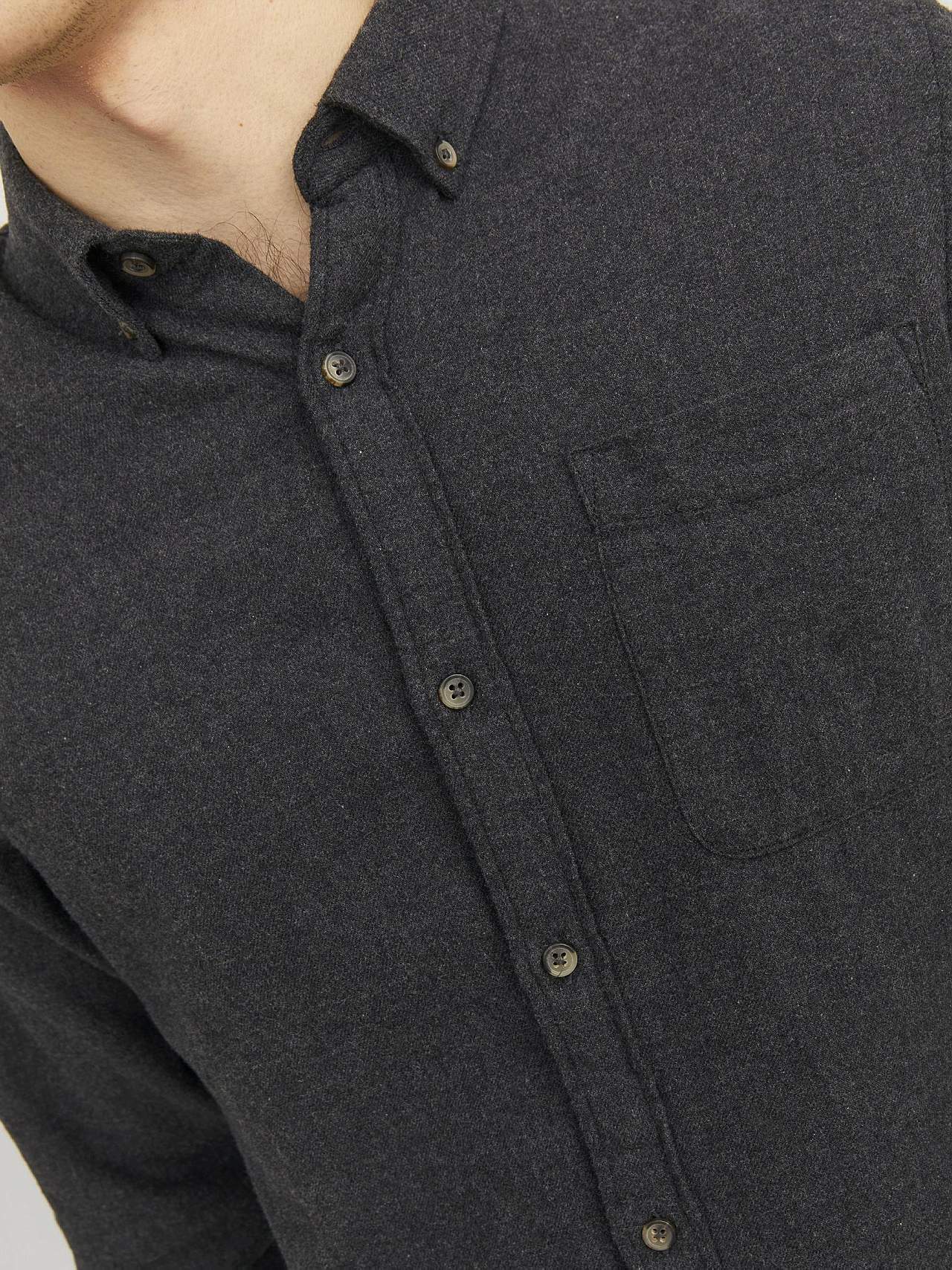 Stilren skjorte med button down flip