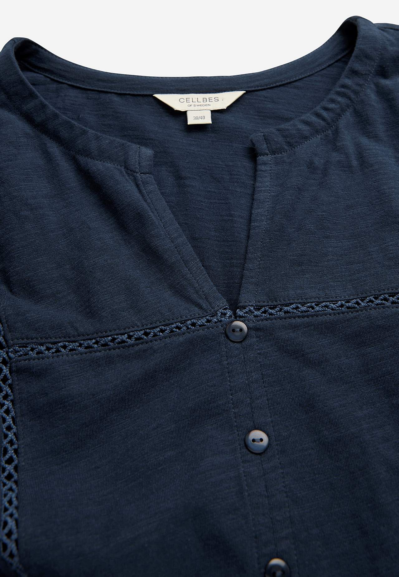 Jerseytop med boho stil