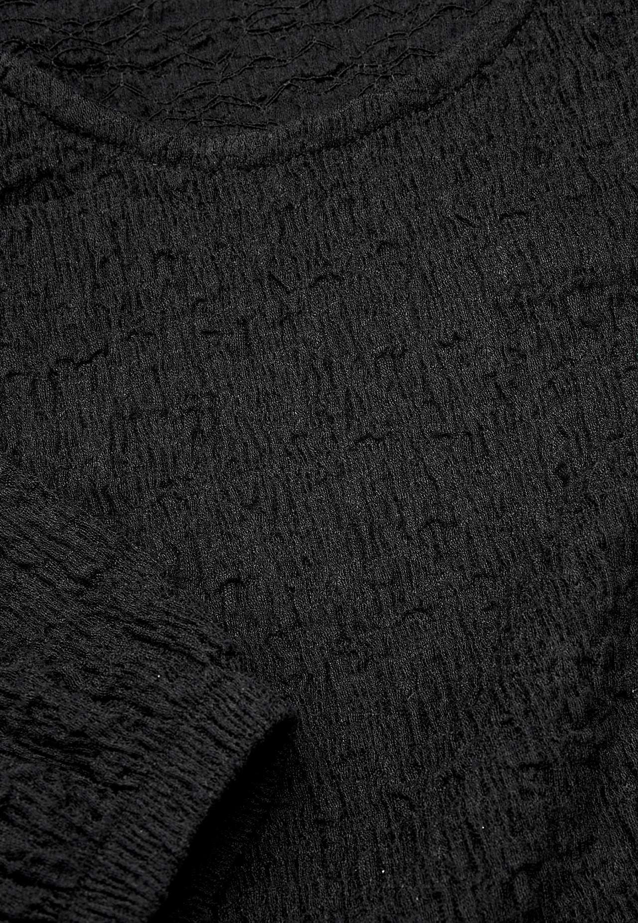 Jerseykjole med struktur