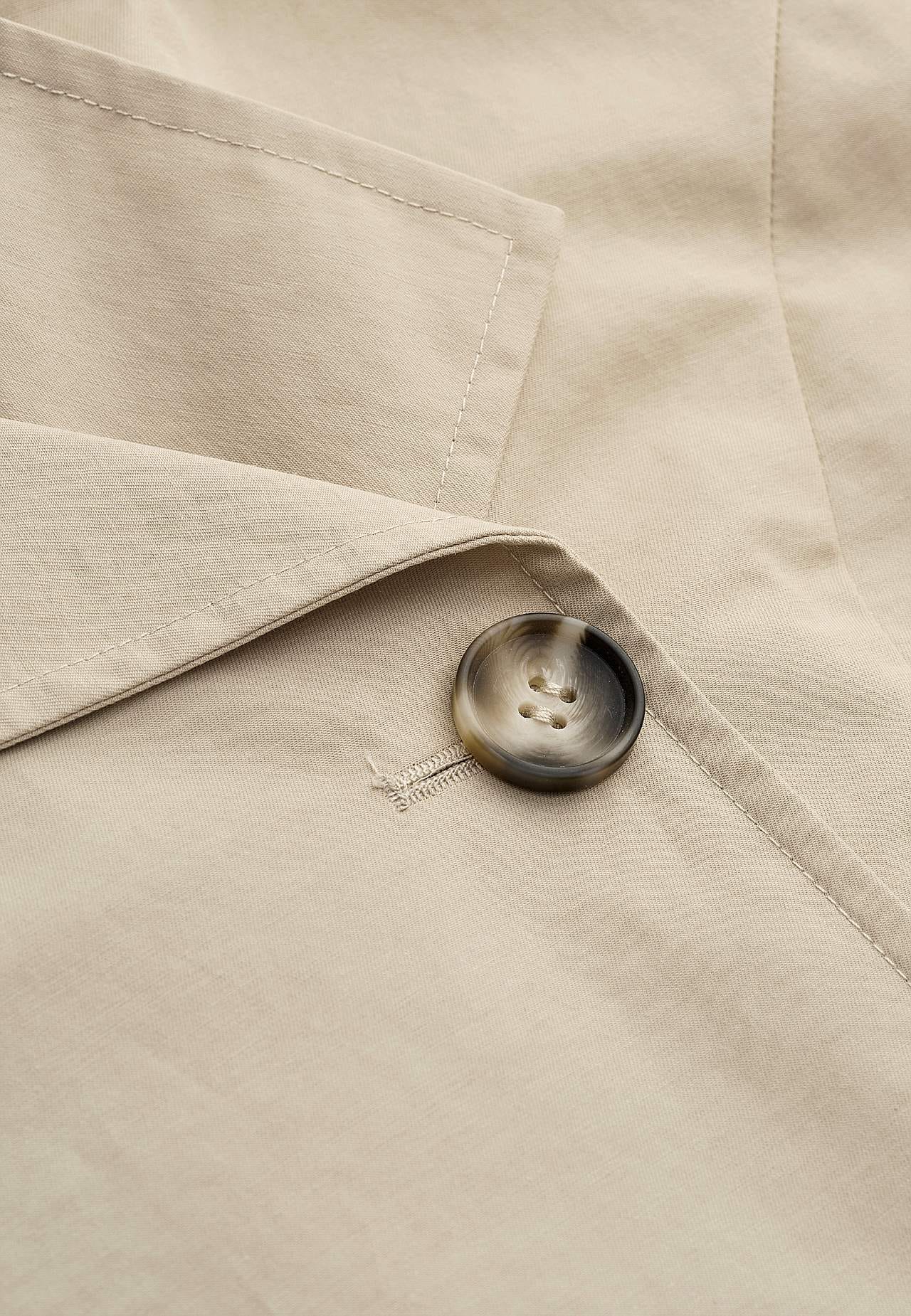Dobbeltbrystet trenchcoat