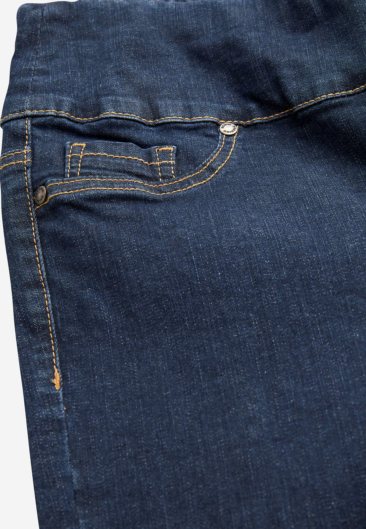 Superkomfortable ankeljeans i denim