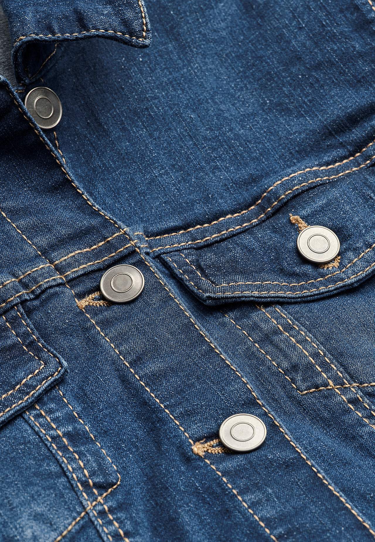Elastisk jeansjakke