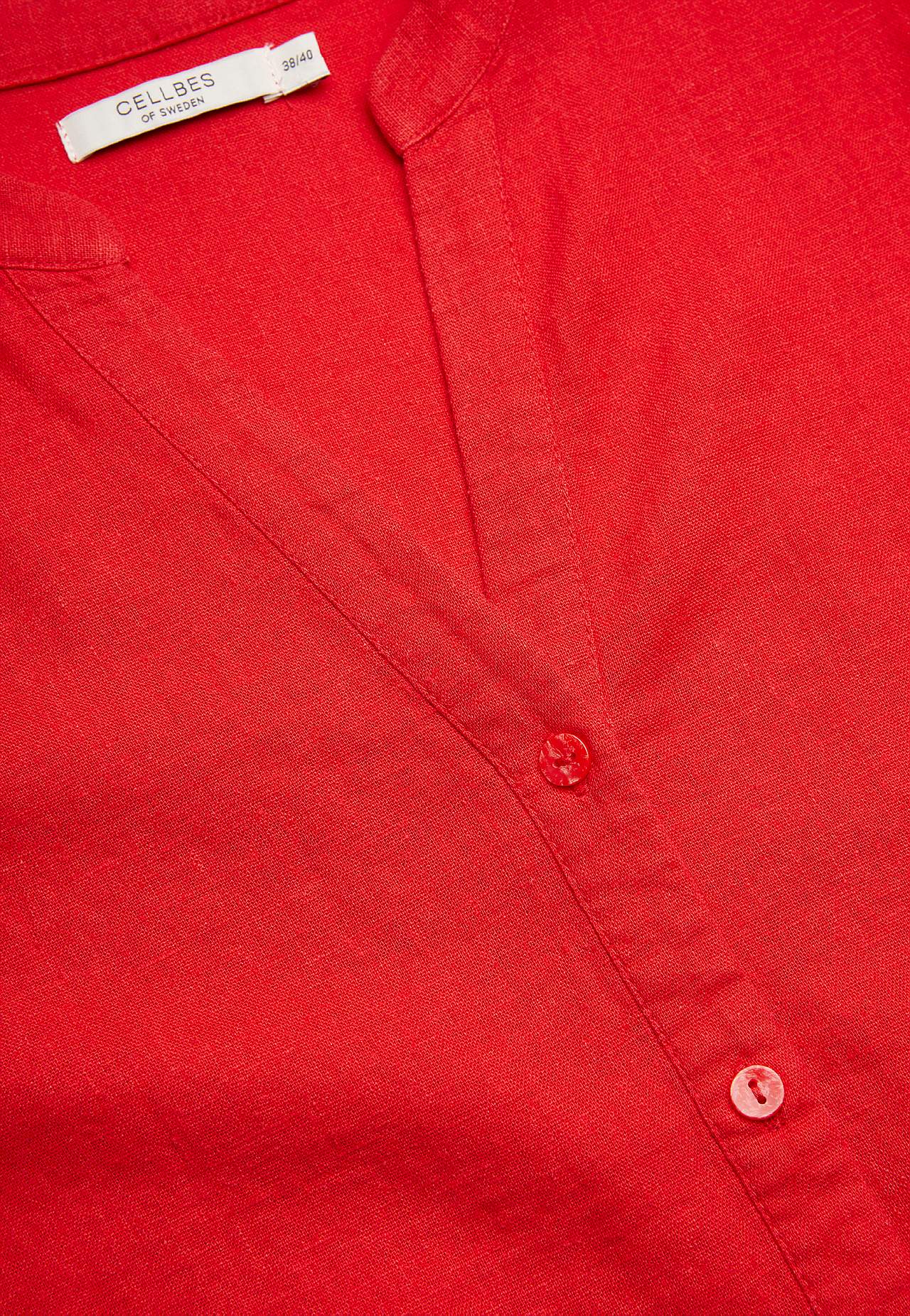 Bluse i hørblanding