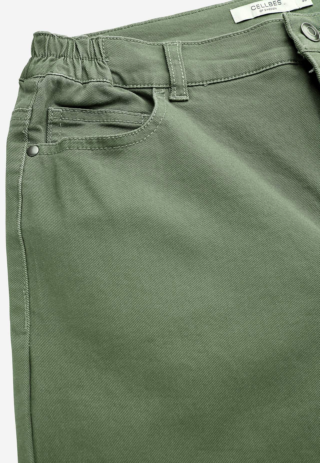 Jeans med elastisk talje