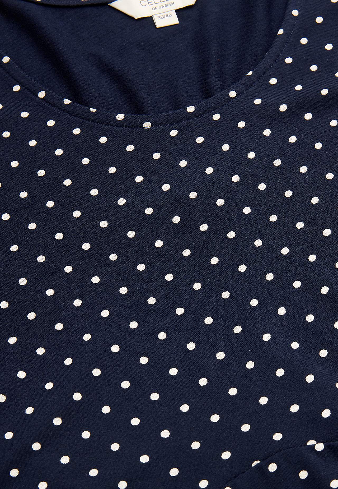 Mønstret jerseytop