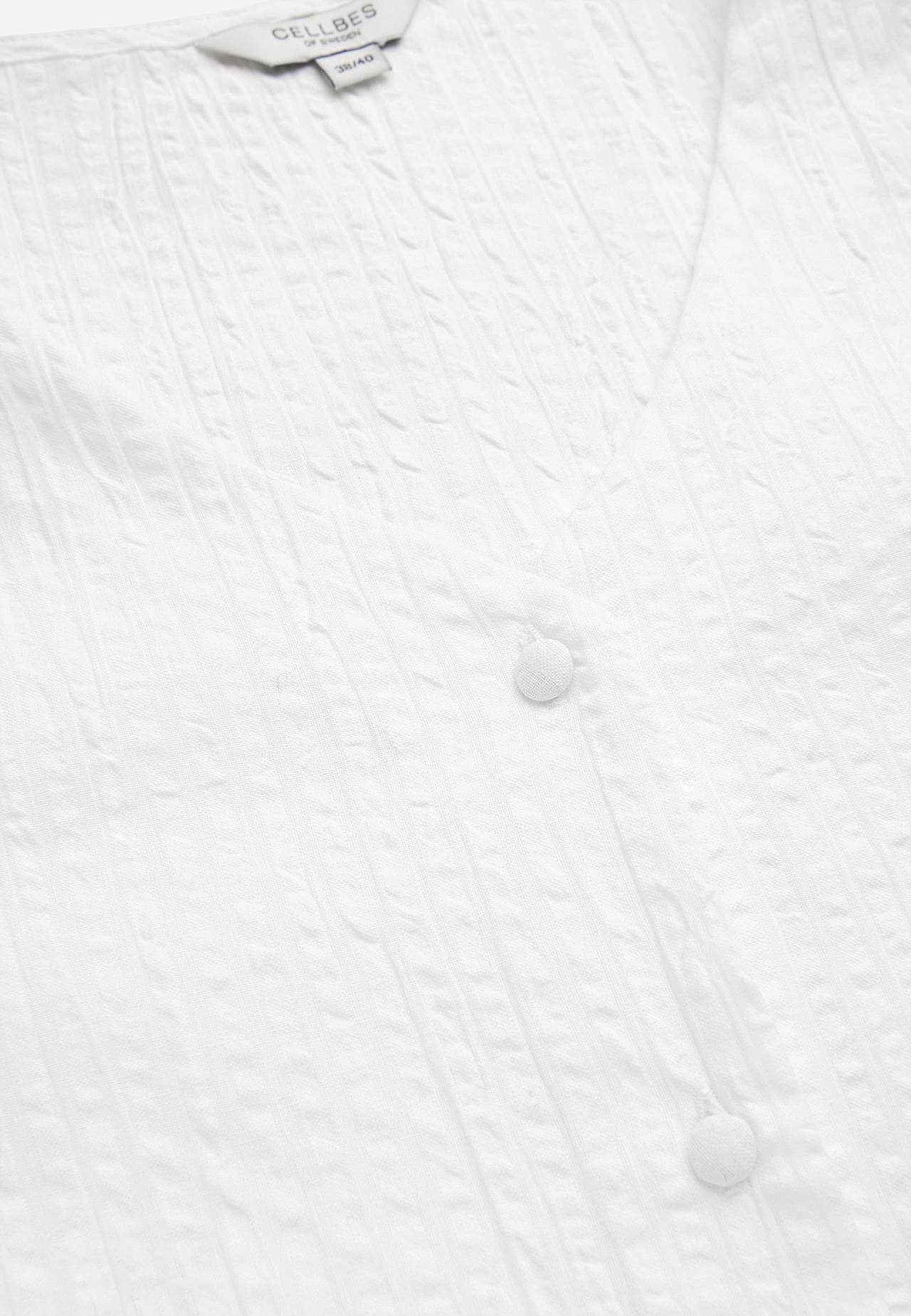 Bluse i seersucker