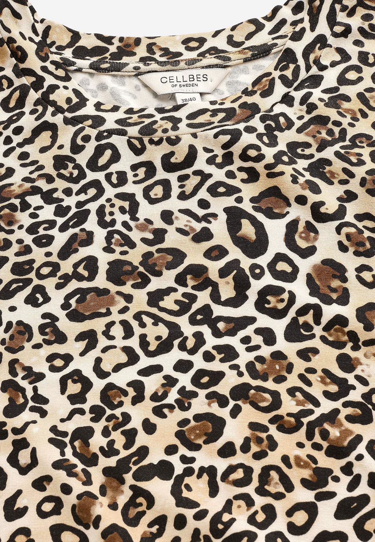 Leopard jerseykjole