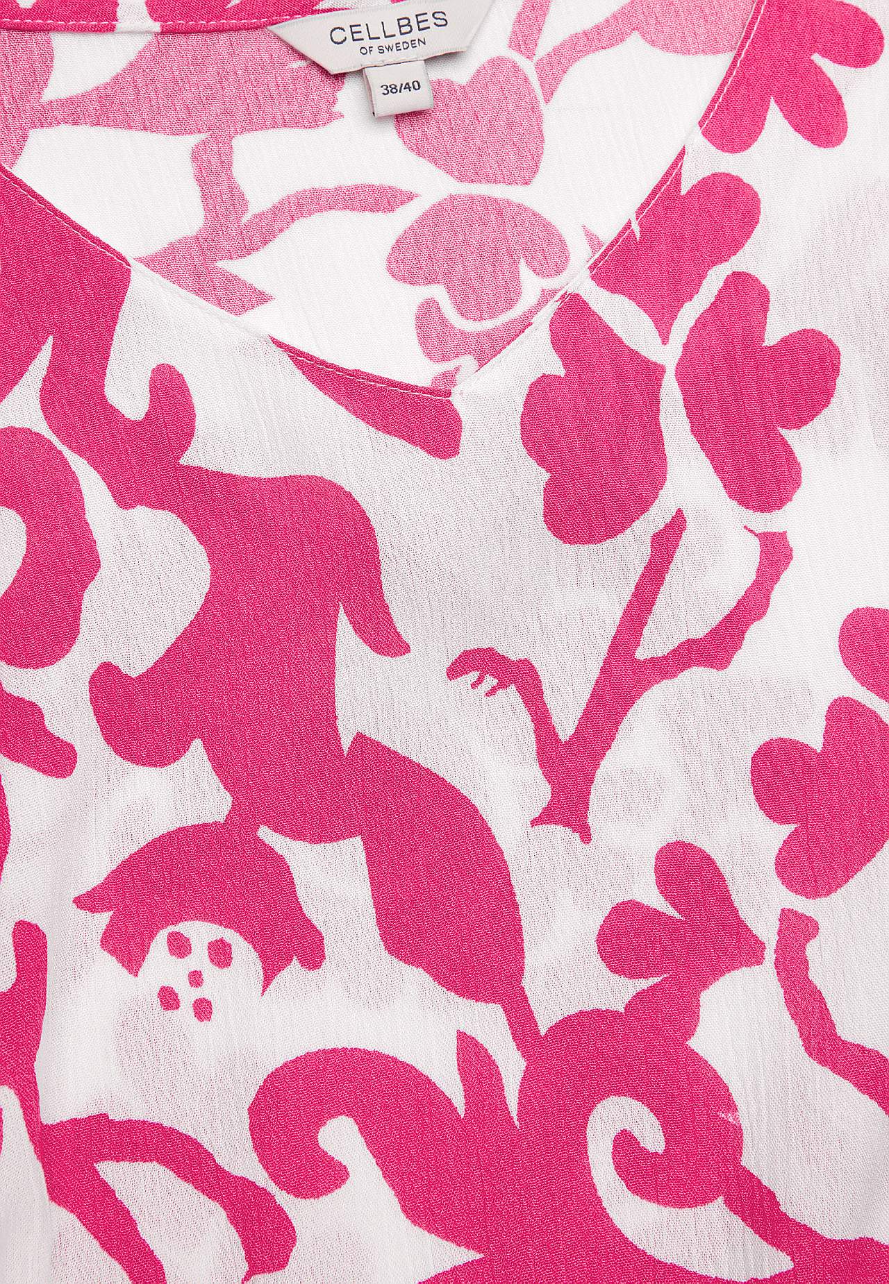 Bluse i viskosecrepe