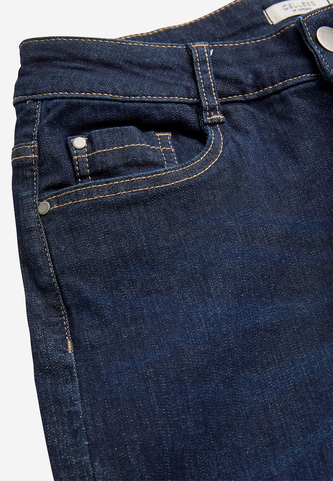 Brede, lange jeans med høj talje