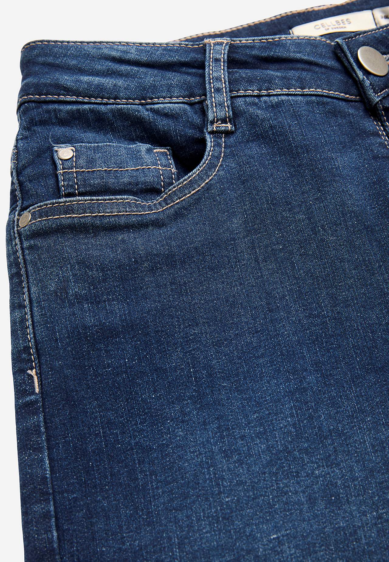 Brede, lange jeans med høj talje